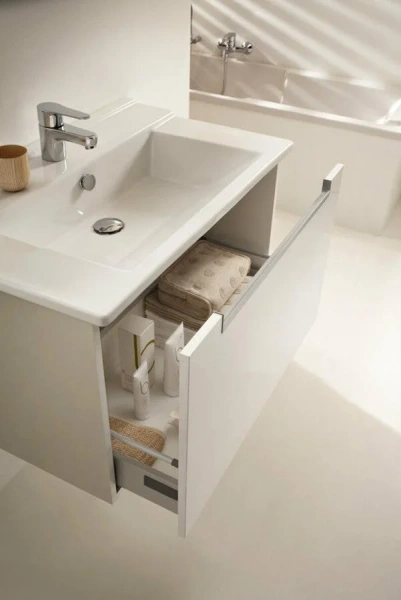 Раковина Jacob Delafon Struktura 80 см белая, с отверстием для смесителя, 80 см - фото 6