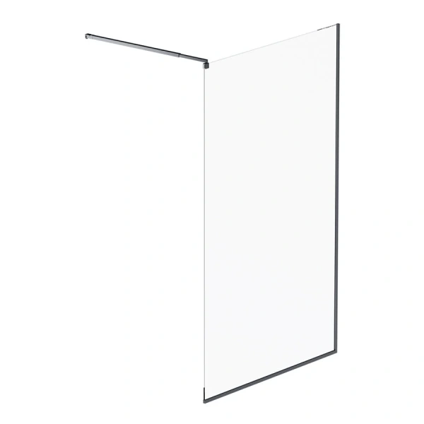 Душевая перегородка Am.Pm Func 120 см профиль черный - фото 1