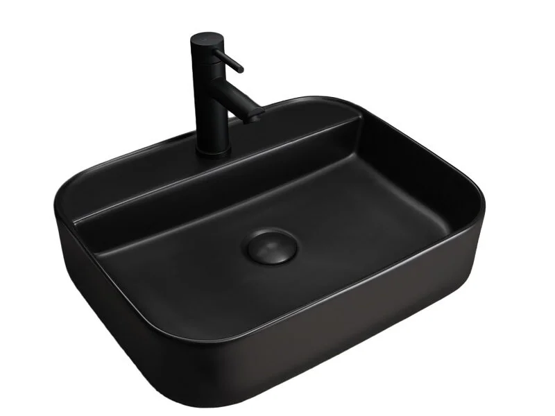 Раковина GID Geometrico Bm9550 50 см черная - фото 1
