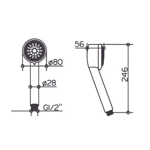 Душевая лейка Keuco Plan Blue 53980 - фото 4