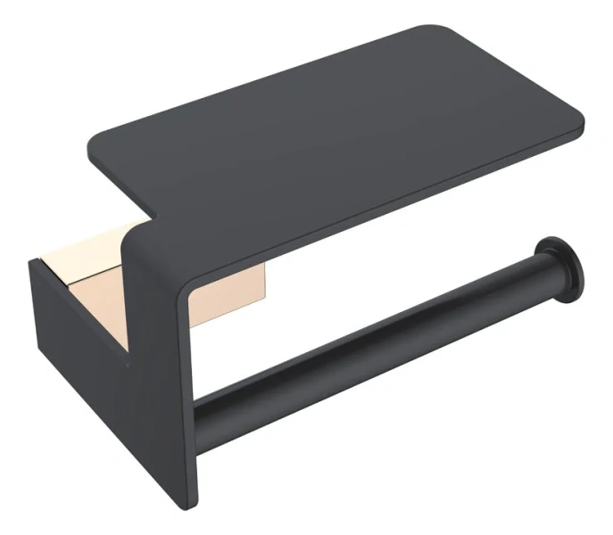 Бумагодержатель Boheme Q золото матовое - фото 3