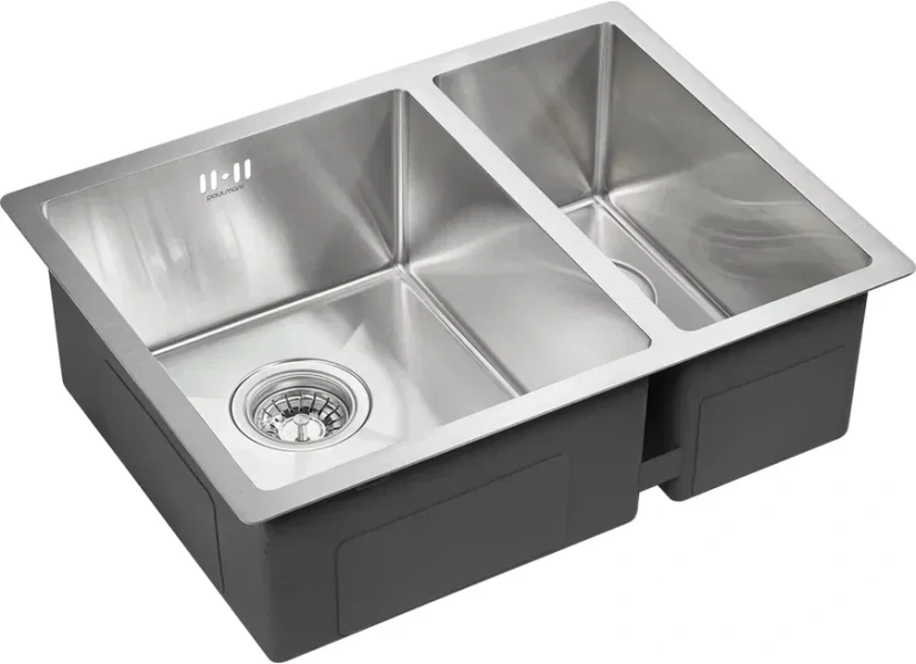 Мойка для кухни Paulmark Zusat PM225944 59 см с дополнительной чашей - фото 3
