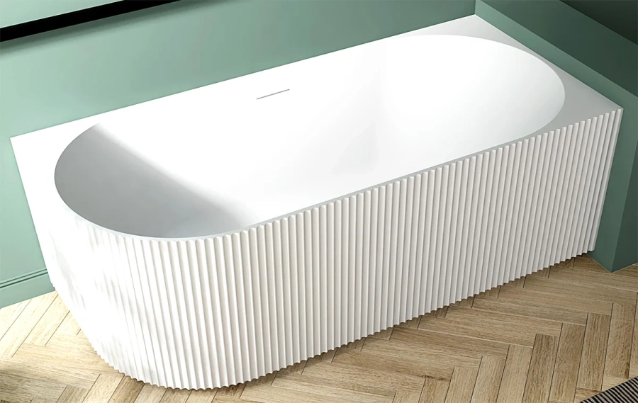 Акриловая ванна Abber 170х80 см правосторонняя, современныe, hi-tech - фото 3
