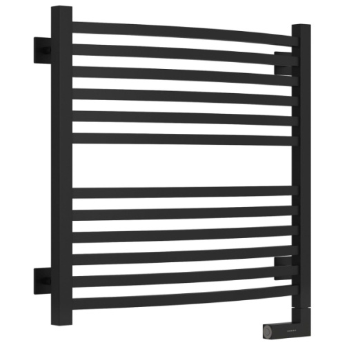 Полотенцесушитель электрический Сунержа Аркус 2.0 60х60 см матовый черный, тэн правый - фото 10
