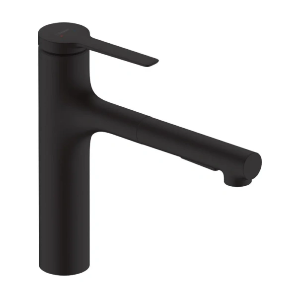Смеситель для кухни Hansgrohe Zesis M33 черный матовый, с 1 монтажным отверстием - фото 9