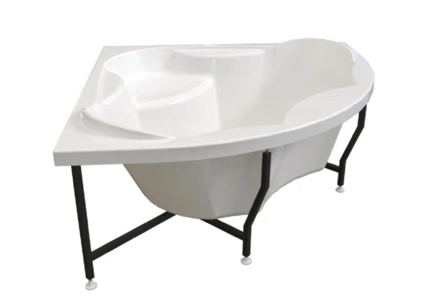 Акриловая ванна Радомир Сандра 2-01-0-0-1-221, 149 х 149 см, с каркасом, белая, угловые, приставные, встраиваемые - фото 6