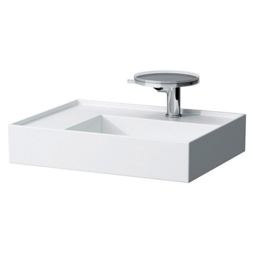 Раковина накладная левая/правая, 1 отверстие под смеситель, Laufen Kartell 8.1033.4/8.1033.5