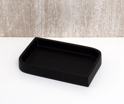 Мыльница WasserKRAFT Elba черная - фото 3