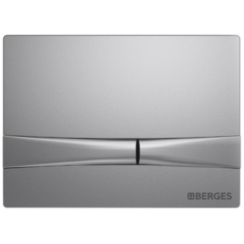Клавиша смыва BERGES Novum F2 хром матовый - фото 3