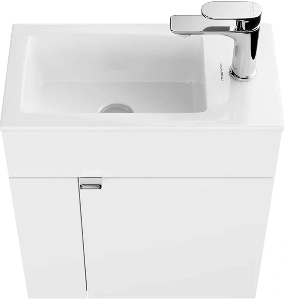 Тумба под раковину подвесная Kerama Marazzi Lato 50 см белая, в наличии index_1 - фото 11