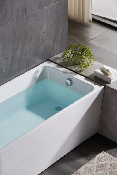 Ванна акриловая Bolu BL-380S L/R, 170 x 75 см, слив-перелив в комплекте, белый, левая/правая, белые - фото 8