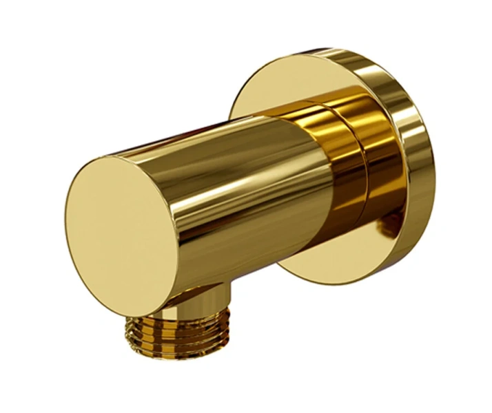 Подключение для душевого шланга WasserKRAFT глянцевое золото - фото 1