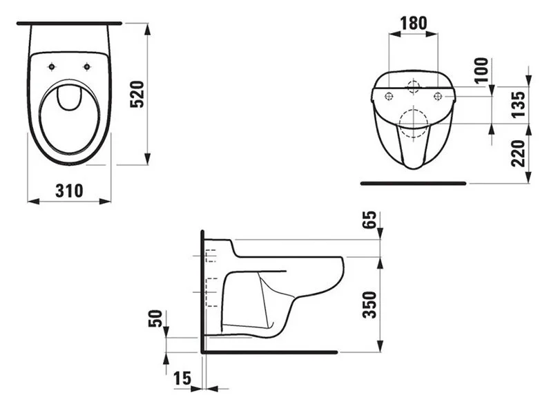 Унитаз подвесной Laufen Florakids 8.2003.1, подвесные - фото 2