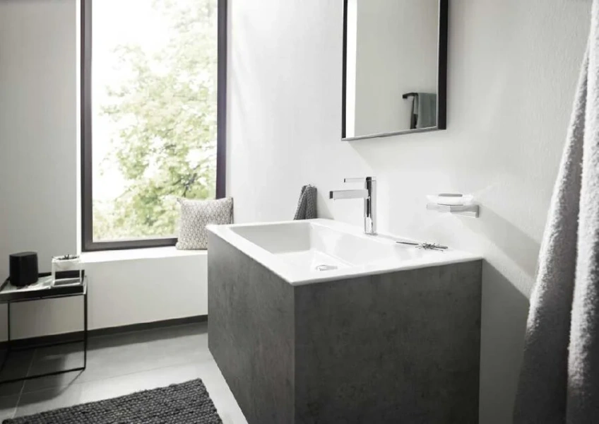Смеситель для раковины Hansgrohe Finoris хром, с донным клапаном - фото 5