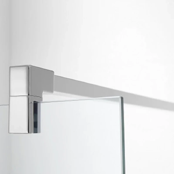 Душевая перегородка Акватек 140 см профиль хром - фото 3