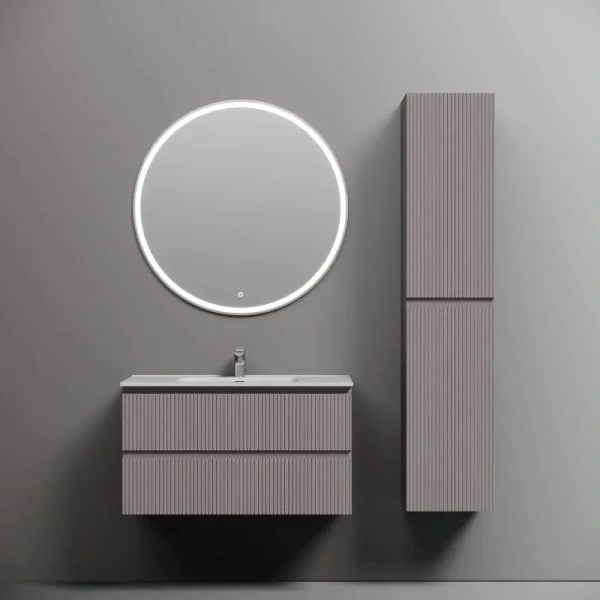 Тумба под раковину подвесная Sancos Snob T 90 см Beige Soft, 90 см - фото 6