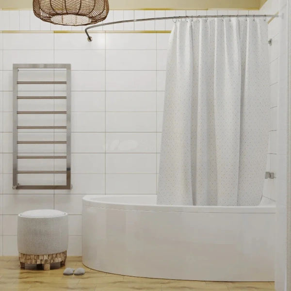 Ванна акриловая Diwo Валдай L/R 150 x 95 см, с каркасом, цвет белый, левая/правая, Щ0000055178/Щ0000055179/Щ0000055243, без гидромассажа, недорогие - фото 5