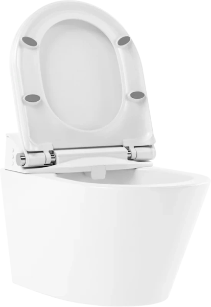Унитаз подвесной Lavinia Boho Smart V-Clean умный, безободковые, сиденье с микролифтом , с антивсплеском, c функцией биде, умные - фото 5