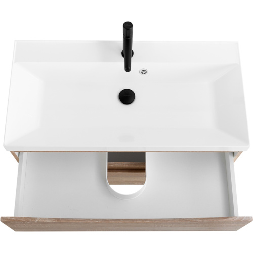 Тумба под раковину подвесная BelBagno Marino 90 см rovere bianco, светло-коричневая - фото 7