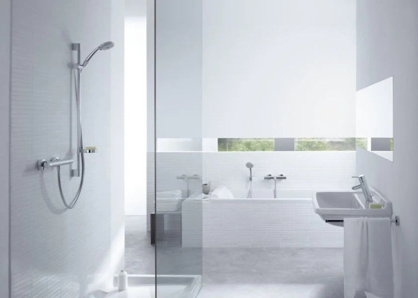 Душевой гарнитур Hansgrohe Croma 100 с мыльницей - фото 4