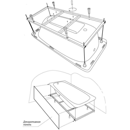 Ванна акриловая Riho Lugo 160х70 см прямоугольная - фото 4
