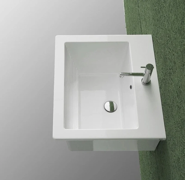 Раковина Globo Forty3 60 см белая - фото 3