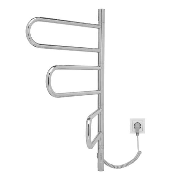 Полотенцесушитель электрический Vincea 44х80 см хром - фото 4