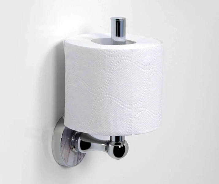 Бумагодержатель WasserKRAFT Aland хром/горный мрамор - фото 4