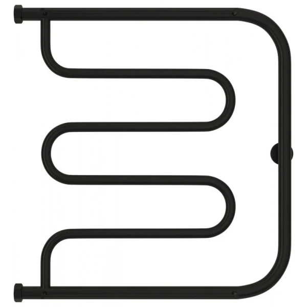 Полотенцесушитель водяной Сунержа Лира+ 60x60 см матовый чёрный - фото 3