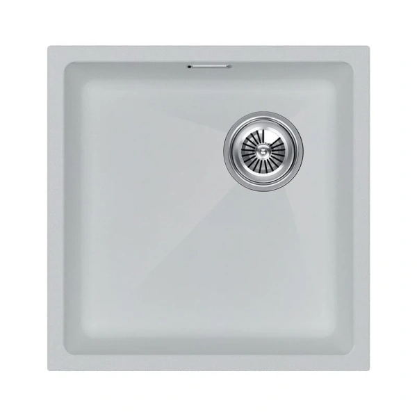 Мойка для кухни Paulmark Lumi 45 см белая - фото 1