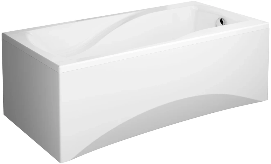 Ванна акриловая Cersanit Zen 170x85 см приставная, прямоугольные - фото 4
