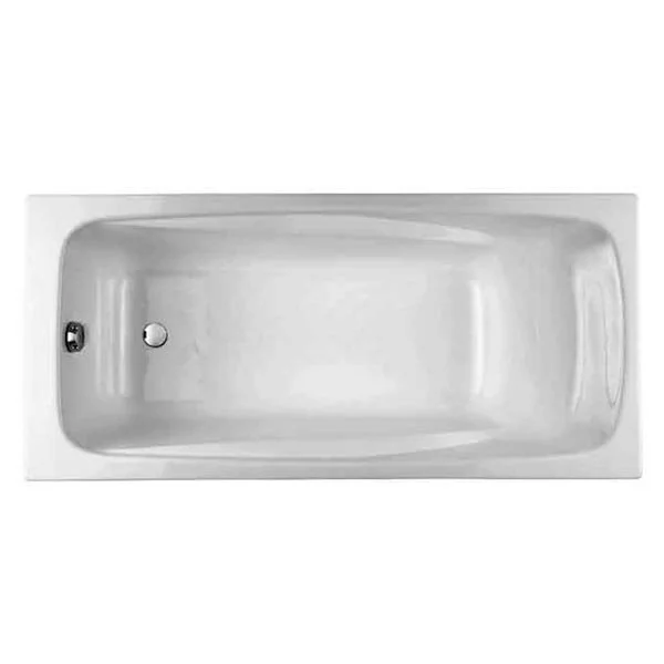 Ванна чугунная Jacob Delafon Repos 160х75 см со сливом-переливом, с антискользящим покрытием - фото 1