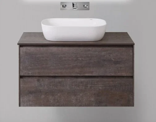 Тумба под раковину подвесная BelBagno Pietra 100 см stone - фото 2