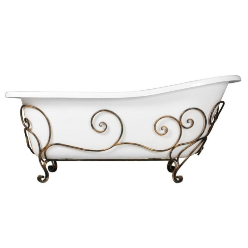 Кованая подставка для ванны Эстет Царская патина, по запросу - фото 2