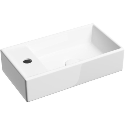 Раковина Ceramica Nova Element 40 см чаша справа белый глянцевый - фото 1