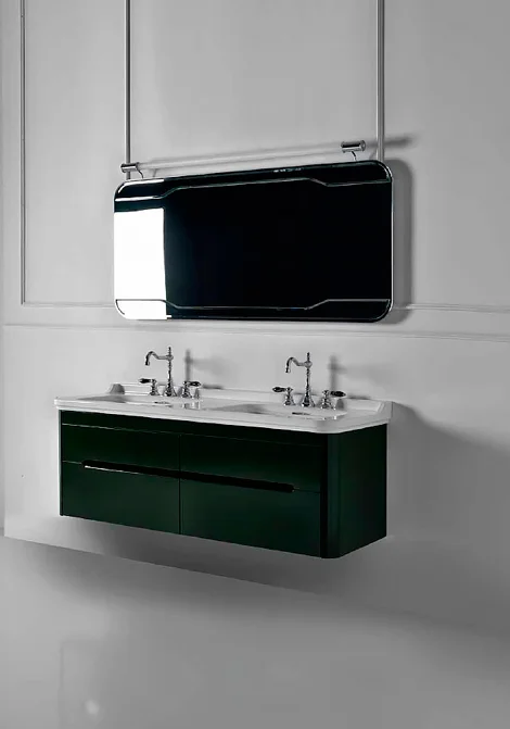 Раковина Kerasan Waldorf 150 см c 1 отверстием под смеситель, большая, прямоугольной формы, широкая - фото 5