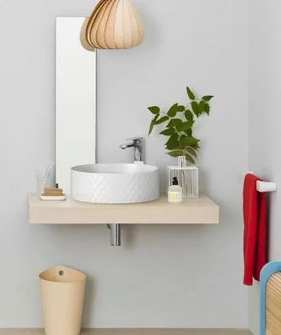 Раковина накладная, чёрная матовая, Artceram Rombo, круглой формы - фото 5