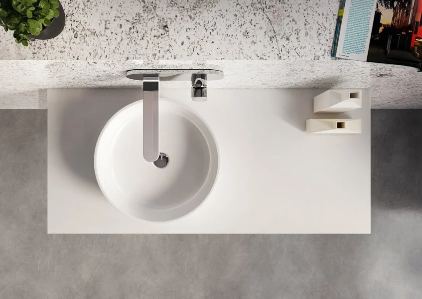 Раковина накладная Ravak Moon 1 XJN01300000, круглой формы - фото 5