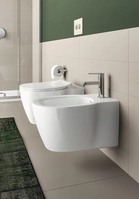 Биде подвесное Ideal Standard Connect с горизонтальным выпуском - фото 4