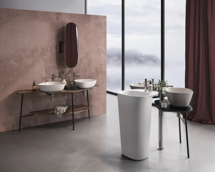 Консоль для раковины VitrA Plural 160 см темный дуб - фото 3