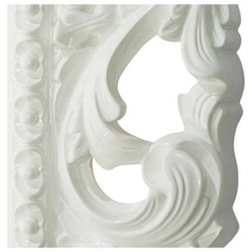 Зеркало овальное с фацетом, цвет белый глянец, Tessoro Isabella 82, по запросу - фото 2