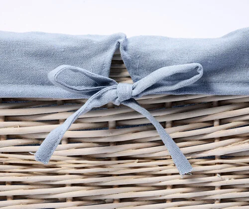 Корзина для белья WasserKRAFT Lopau плетеная - фото 3