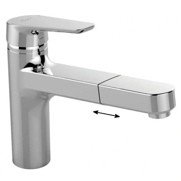 Смеситель для кухни Ideal Standard Ceraplan III с выдвижным изливом - фото 1