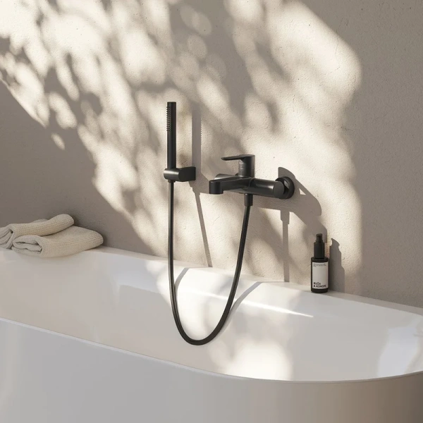 Лейка для душа Ravak черная матовая, душевые лейки - фото 2