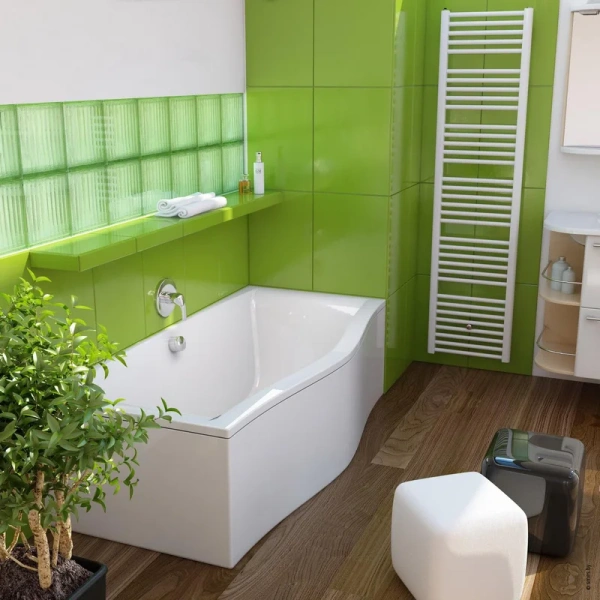 Ванна, цвет белый, Ravak Magnolia 180-75 C601000000, белые - фото 5