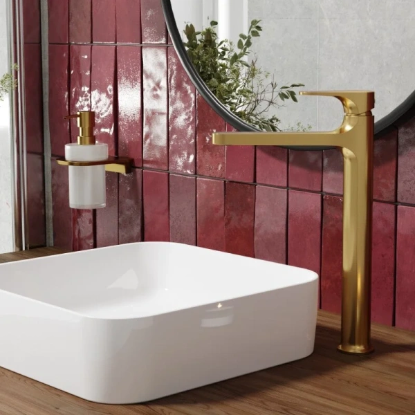 Смеситель для раковины WasserKRAFT Havel матовое золото - фото 3