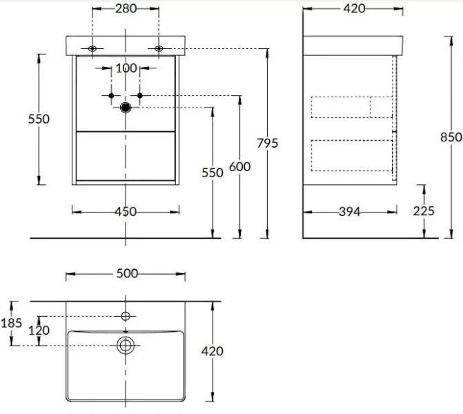 Тумба под раковину подвесная Kerama Marazzi Pro 50 см вяз - фото 4