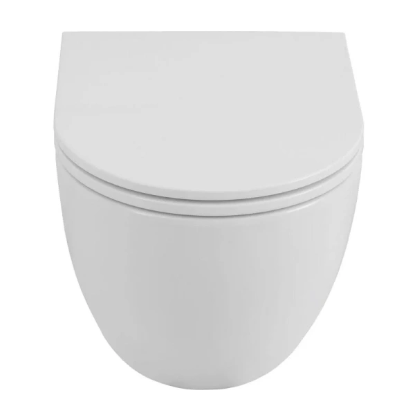 Унитаз подвесной Allen Brau Priority белый глянец, безободковые, сиденье с микролифтом  - фото 5