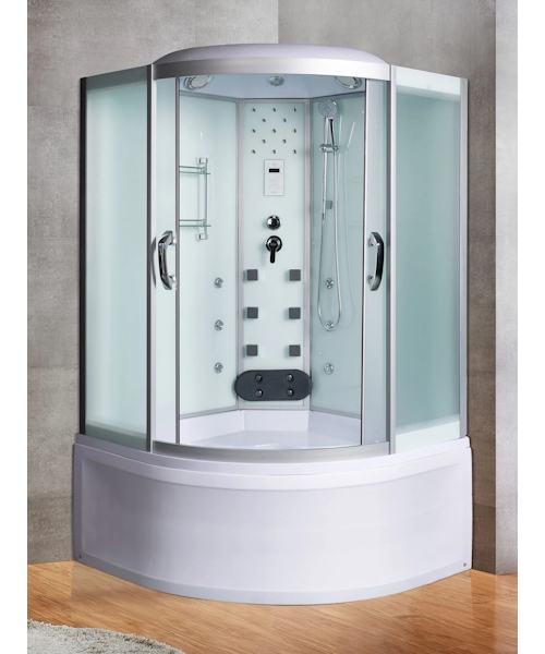 Душевой бокс River Temza 135x135 см стекло матовое - фото 2