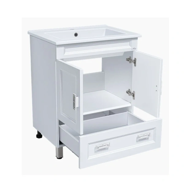 Тумба с раковиной напольная Misty Дива 85 см прямоугольная - фото 4